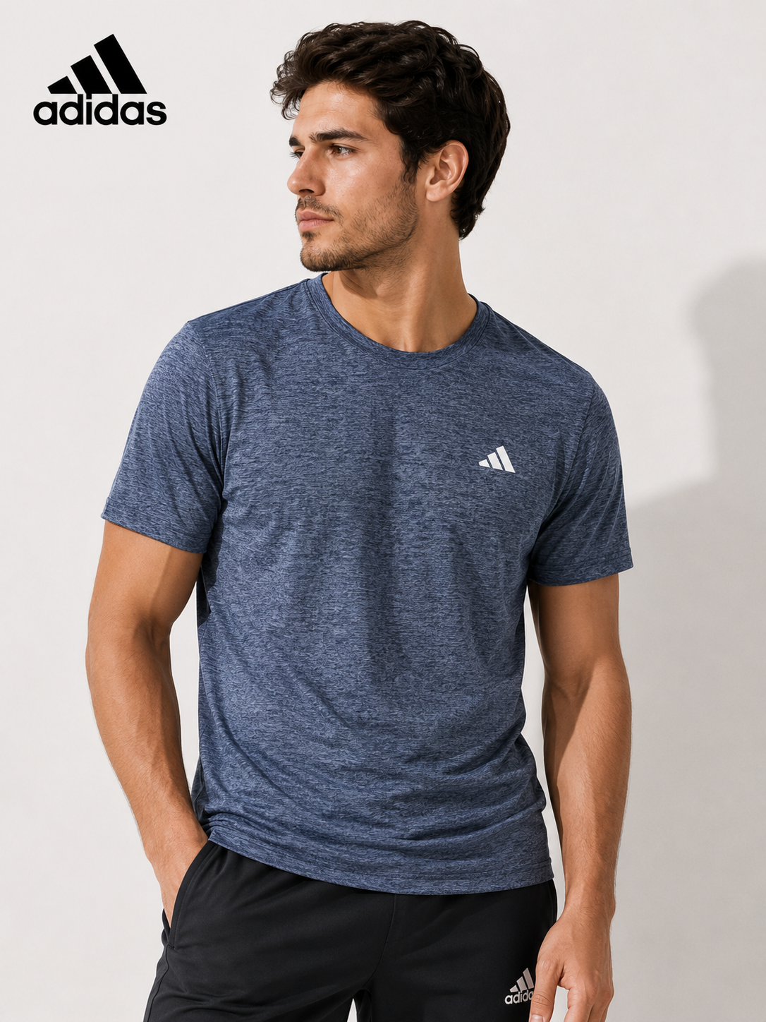 Playera deportiva par caballero ADIDAS