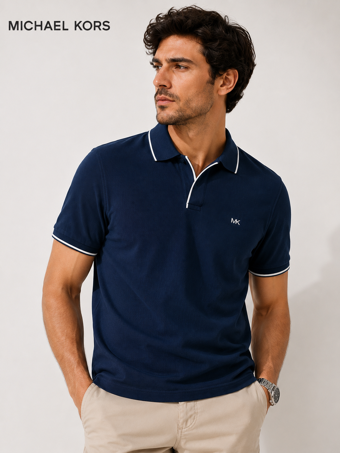 Playera tipo polo para caballero MICHAEL KORS