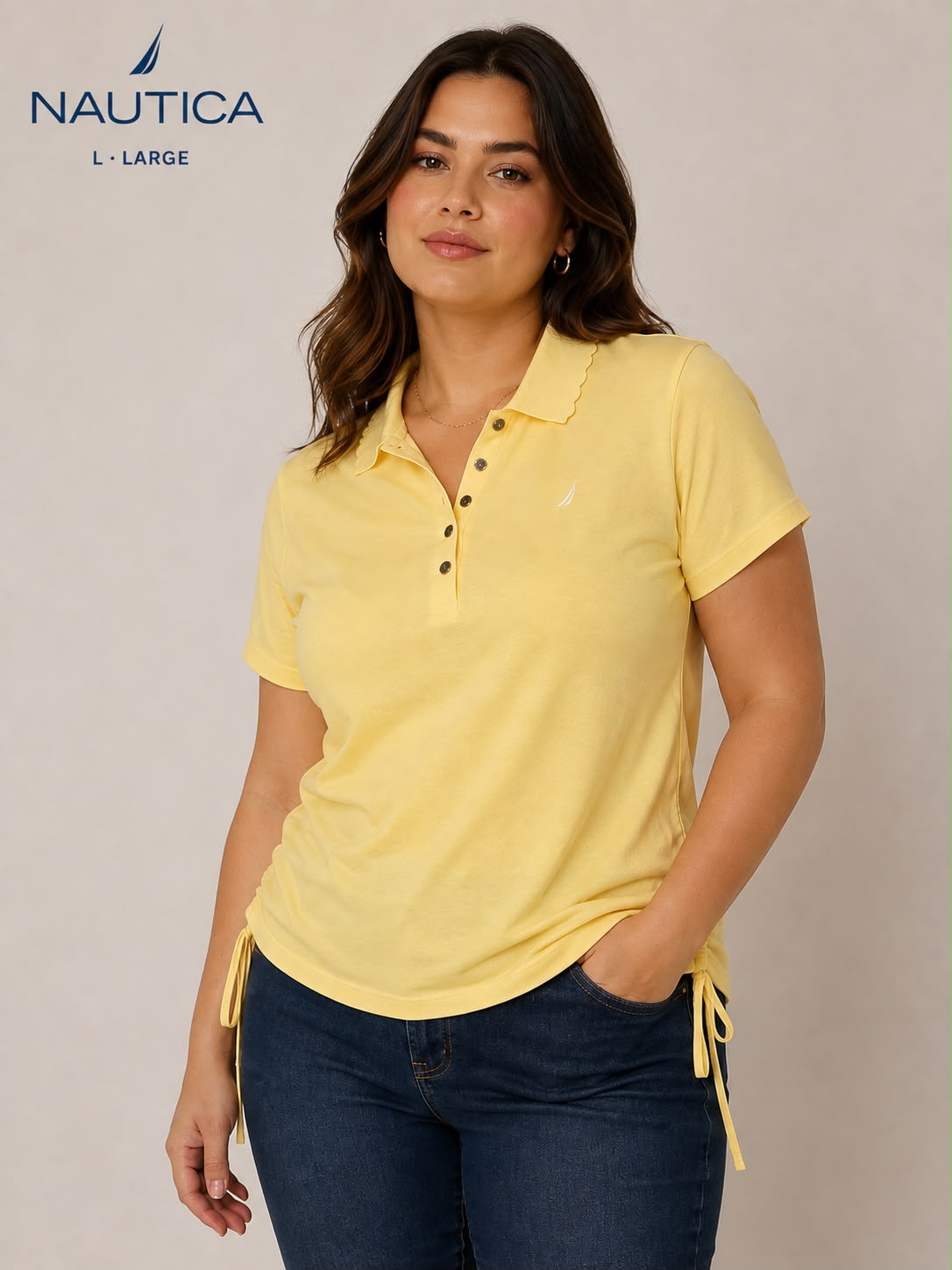 Playera tipo polo para dama NAUTICA